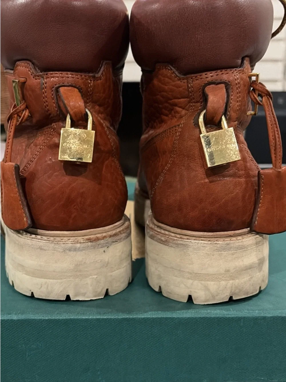 Buscemi Whiskey Brown Men’s Site Boot